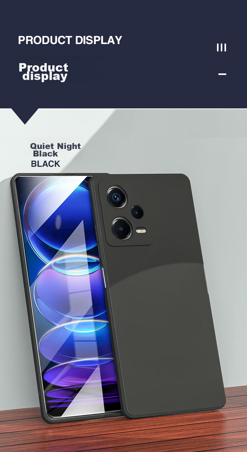 Чехол для Xiaomi Redmi Note 12 Pro+ HotFire, силиконовый, противоударный, черный