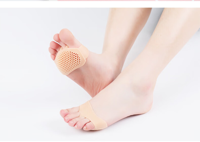 Стельки силиконовые FOOTOPPO, защита от натирания, полустельки для снятия боли, женские, противоскользящие, для высоких каблуков, уменьшающие давление, 3 пары