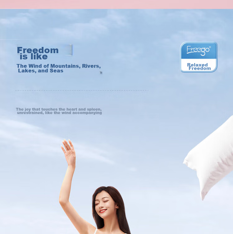 Одноразовое нижнее белье Freego Pure Cotton для женщин, стерилизованное EO, полностью хлопковое, не требует стирки, для беременных, послеродовое, менструальное, для путешествий, белое, размер L, 5 шт.