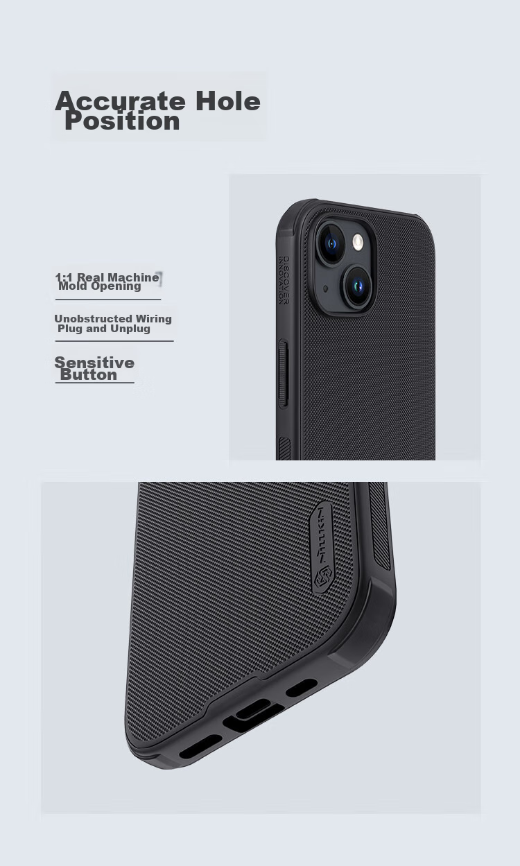 Магнитный чехол NILLKIN Super Frosted Shield Pro для Apple iPhone 15, черный