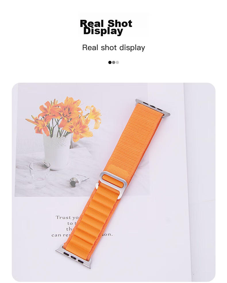 Ремешок Weiqiantu для Apple Watch Ultra 2/SE/9/8/7/6/5/4/3/2/1, нейлоновый спортивный, 44/45/49 мм, оливковый