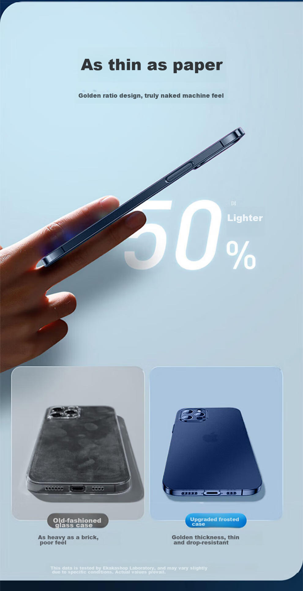 Чехол HOLDZU для Apple iPhone 15, противоударный, ультратонкий, матовый, с защитой камеры, черный