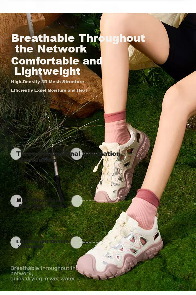 Женские аквашузы Luji, сандалии в стиле Crocs, пляжная обувь, обувь для ходьбы по воде, повседневная обувь, утолщенная нескользящая подошва, черные, размер 37