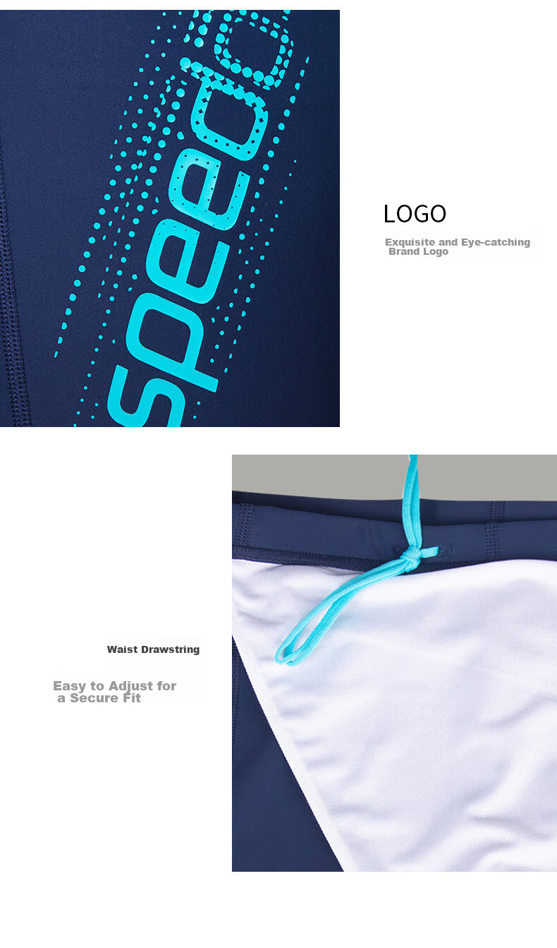 Мужские плавки Speedo Dynamic, сине-зеленые, размер L