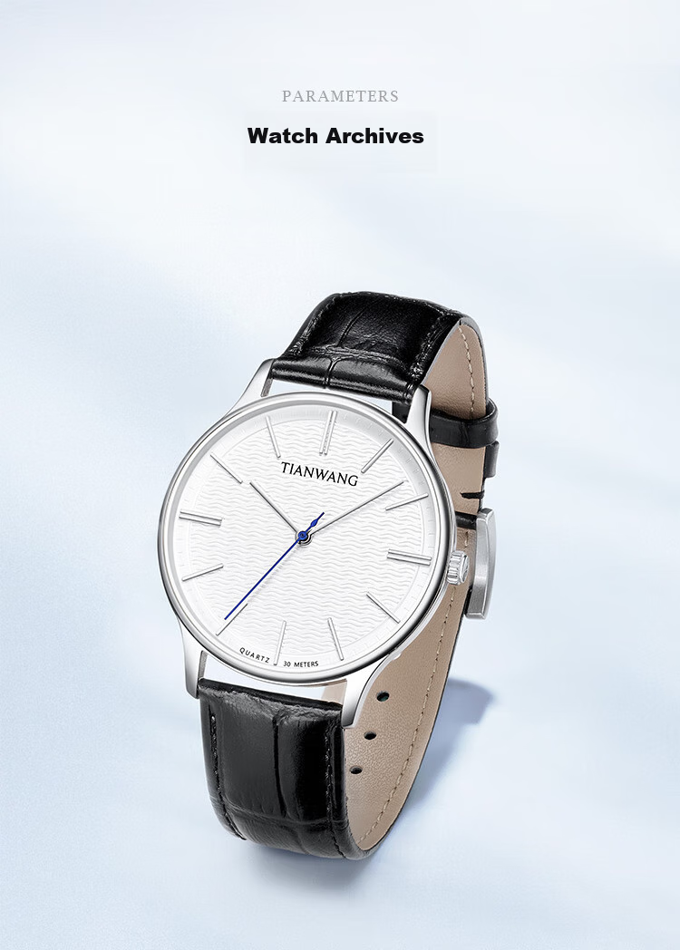 Мужские кварцевые часы TIAN WANG Canghai Series GS31331S.LB.W
