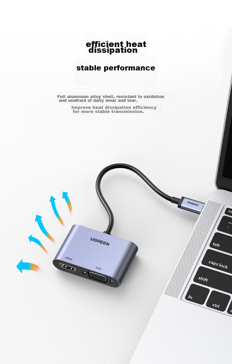 Адаптер USB-C HDMI/VGA