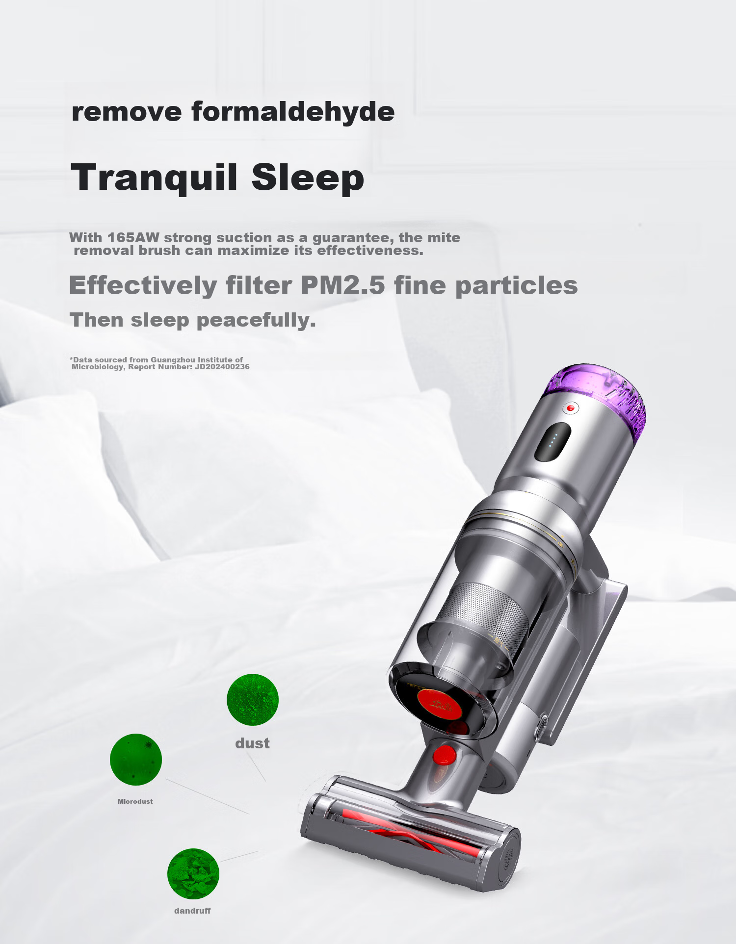 Беспроводной пылесос Xiaogou T21 Pure, ручной, для дома, с высокой мощностью всасывания, для уборки от пылевых клещей, подходит для домашних животных и семей