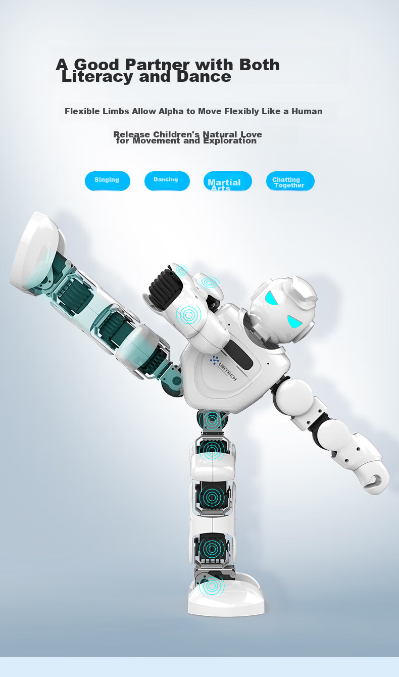 Робот-компаньон UBTECH Alpha Ebot, обучающий, интерактивный, для детей