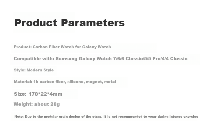 Ремешок PITAKA из углеродного волокна для Samsung Galaxy Watch 7/6/5/4, модный, бизнес-стиль, легкий, удобный, с магнитной застежкой