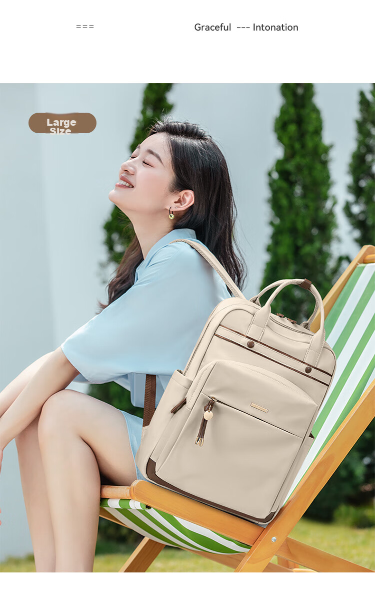 Рюкзак GOLF для женщин, для ноутбука 15.6/16 дюймов, деловой, для путешествий, для студентов, черный