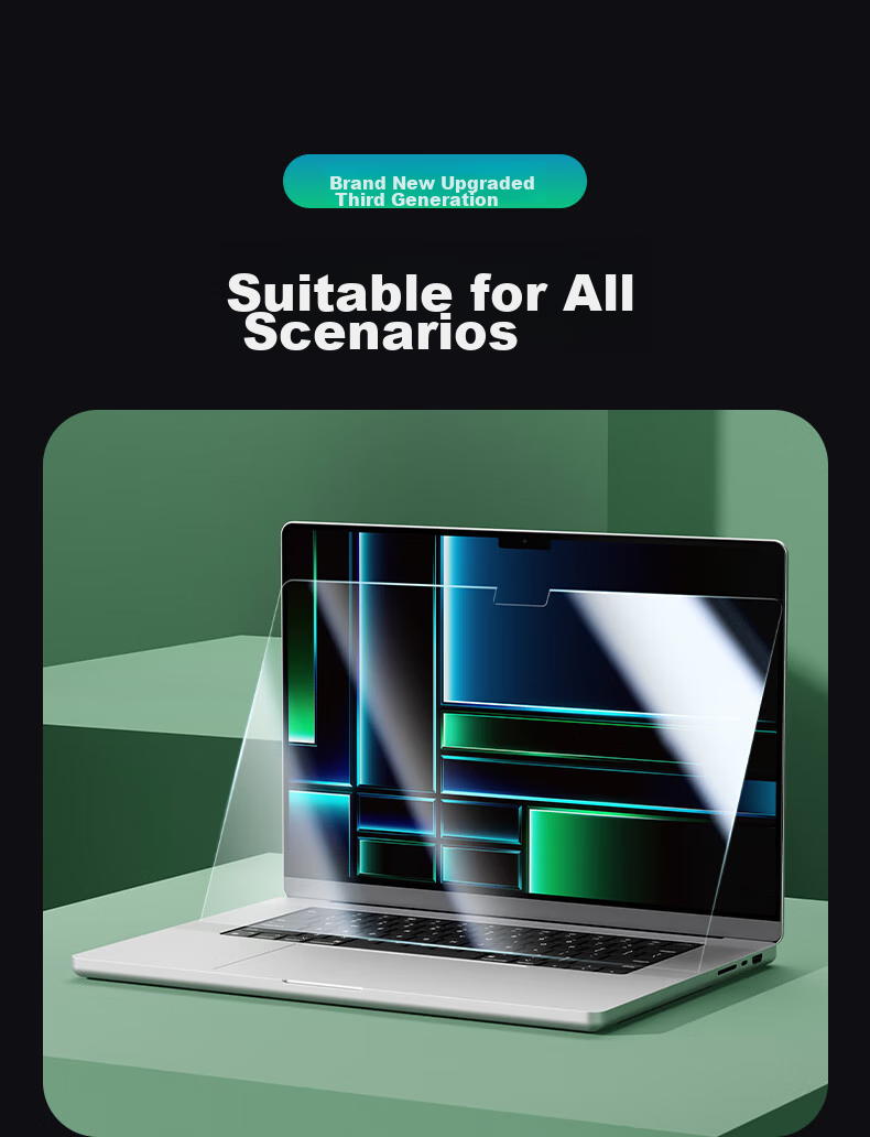 Защитная пленка DiYiGongFang для Apple MacBook Air 13 M4/M3/M2 A2681/A3113, ультра-прозрачная, 13.6-дюймовая