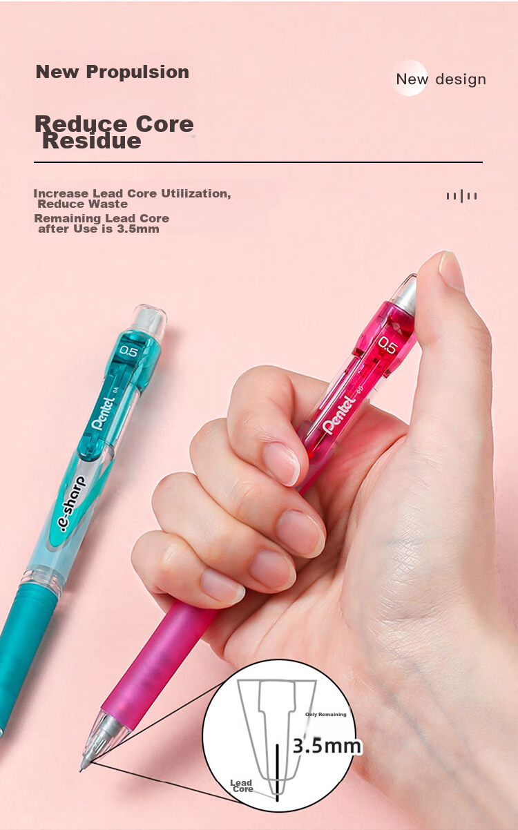 Механический карандаш Pentel AZ125R, 0.5 мм, для учеников начальной школы, синий