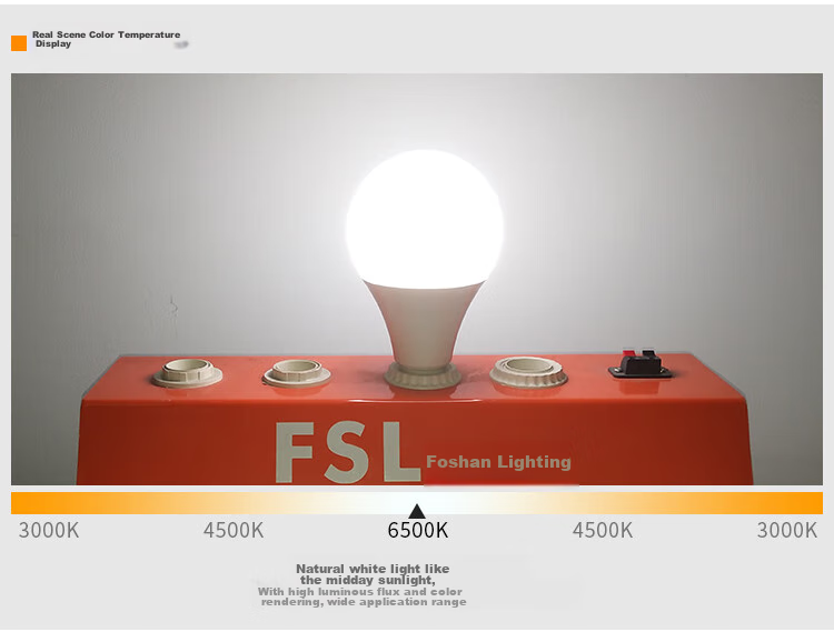 Светодиодная лампа FSL 18W E27 Холодный белый 6500K