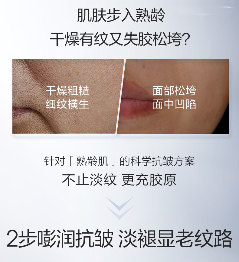 珀莱雅（PROYA）红宝石水霜套装（爽肤水+轻润霜）淡纹护肤品套装 护肤礼盒化妆品