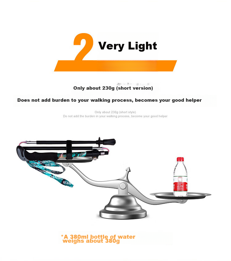 Треккинговые палки Lubinxun Carbon Ultra-Light, складные, телескопические, карбоновые, для трейлраннинга и хайкинга, короткая версия, зеленые