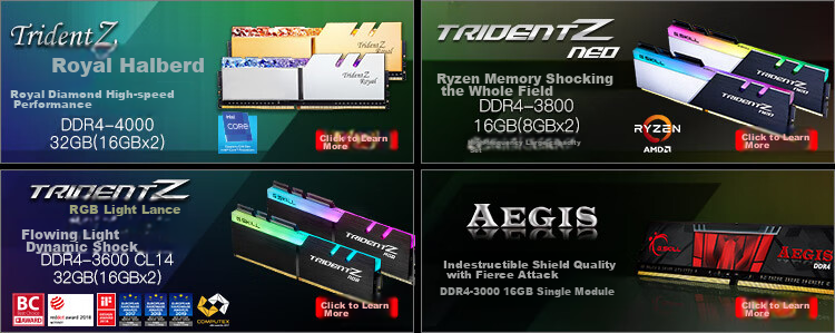 Комплект оперативной памяти G.SKILL Trident Z RGB 32GB (2x16GB) DDR4 3600MHz CL18