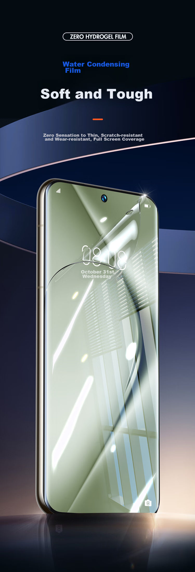 Защитная гидрогелевая пленка BIAZE для Huawei Pura 80 Pro+/Ultra, P70 Pro+/Ultra, противоударная, антибликовая, 2 шт.