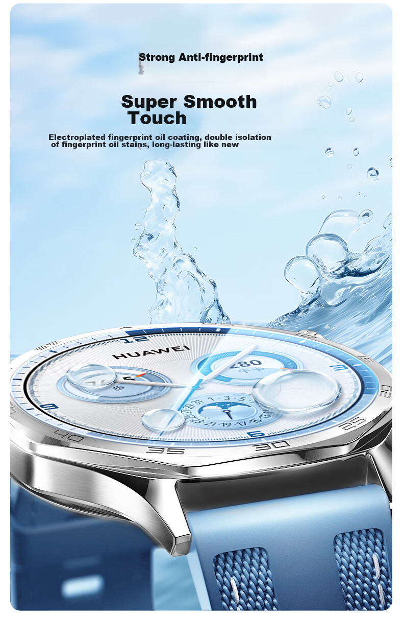 Защитное стекло PISEN для Huawei Watch GT6/5/5Pro/GT4, полноэкранное HD, противоударное, износостойкое, защитное от отпечатков пальцев, для циферблата 46 мм, 2 шт.