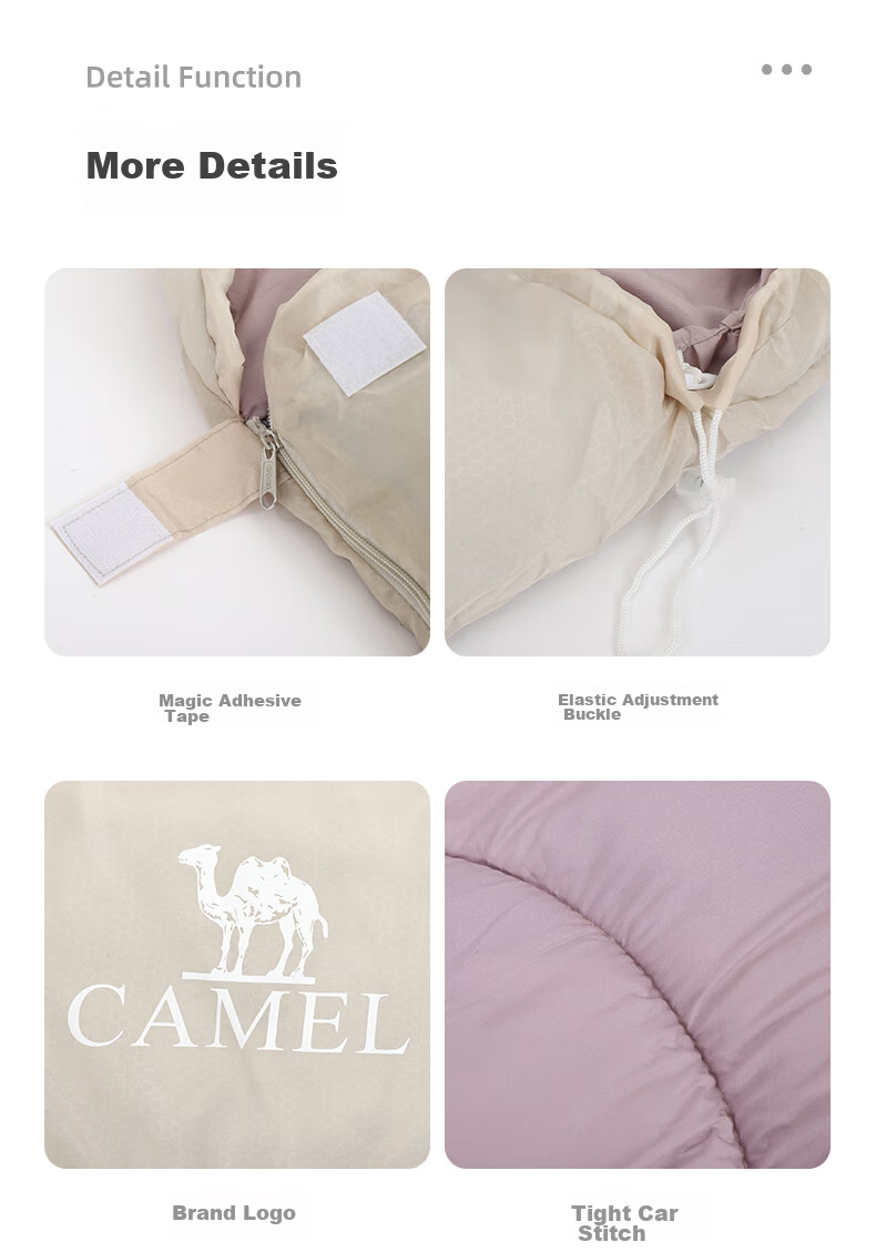 Спальный мешок CAMEL для кемпинга, взрослый, утолщенный, теплый, для холодной погоды, всесезонный, одноместный, зимний