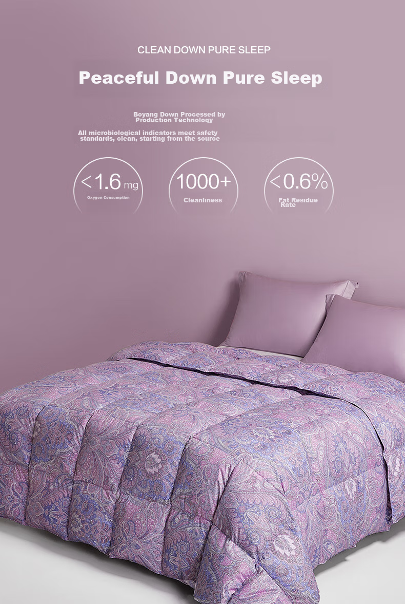 Одеяло BEYOND Yano, 95% белый гусиный пух, антибактериальное, всесезонное, 220x240 см