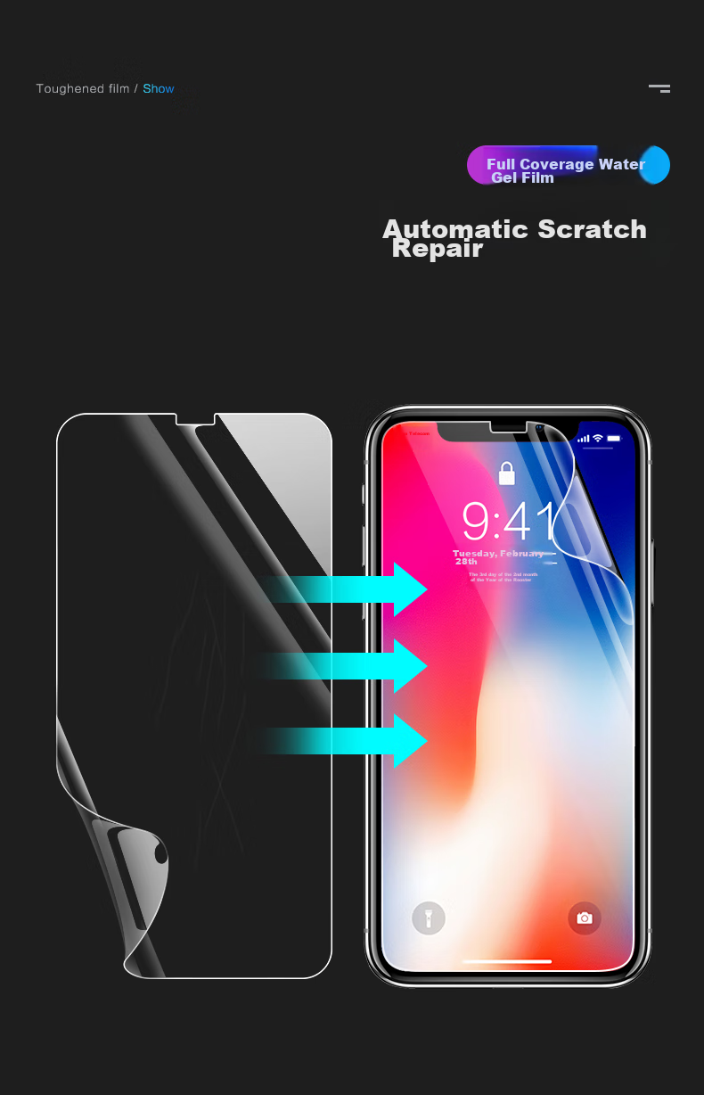Защитное стекло PISEN для Apple iPhone X/XS/11 Pro, противоударное, антибликовое, с защитой от подглядывания, полное покрытие экрана