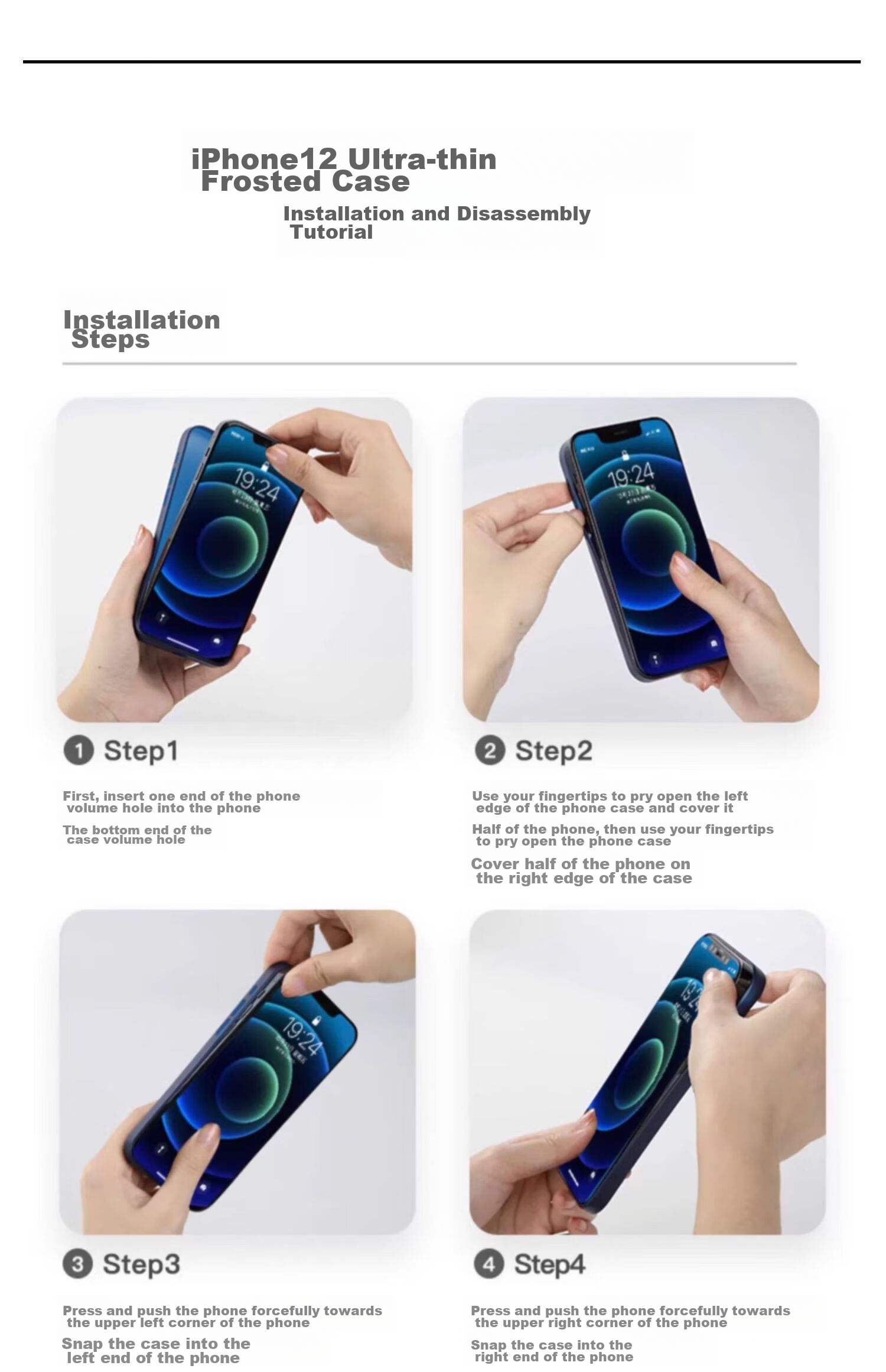 Чехол-накладка DIVI для Apple iPhone 13, ультратонкий, матовый, полупрозрачный, синий