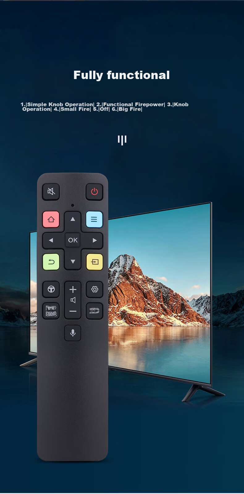 Пульт ДУ Qinxuan RC801C/D для телевизоров TCL, голосовое управление, Bluetooth