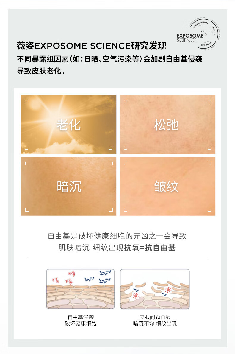 薇姿（VICHY）VC精华活性修护安瓶20ml(提亮肤色抗皱紧致淡化细纹护肤品)