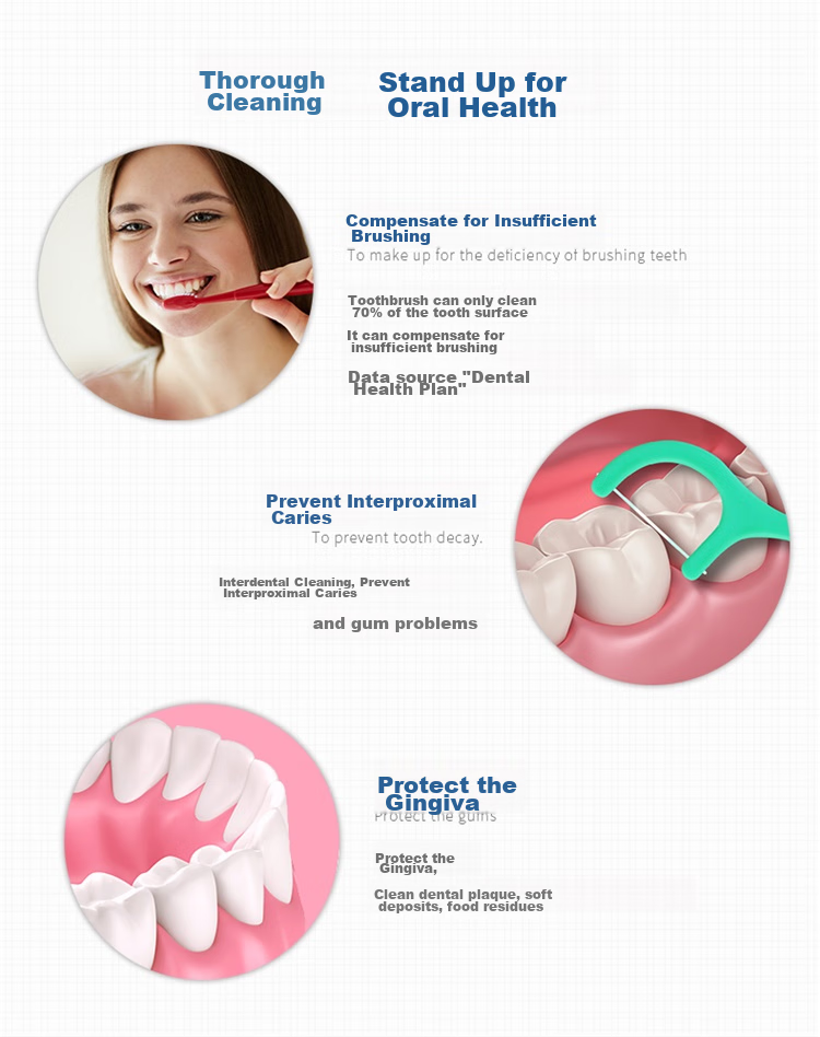 Зубные нити YANDY Mint Floss Picks, индивидуально упакованные, 50 шт. (высокая эластичность, гладкие, с мятным покрытием)