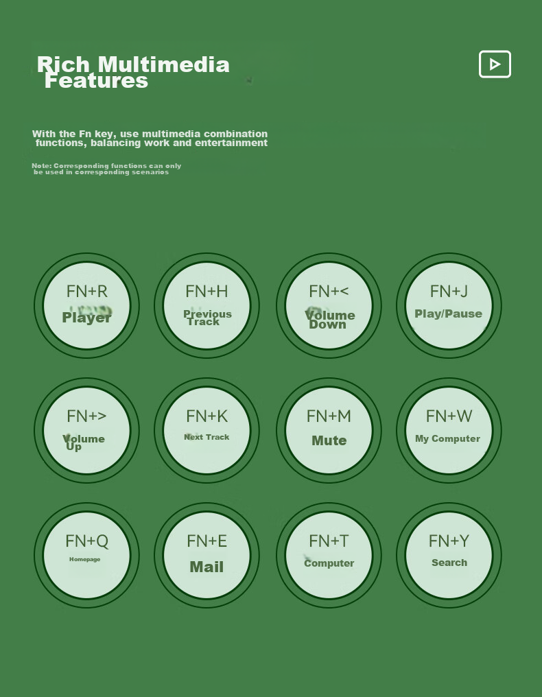 B.O.W Hangshi G68 Проводная механическая клавиатура, игровая, с горячей заменой, офисная, с подсветкой, зеленый и белый чай