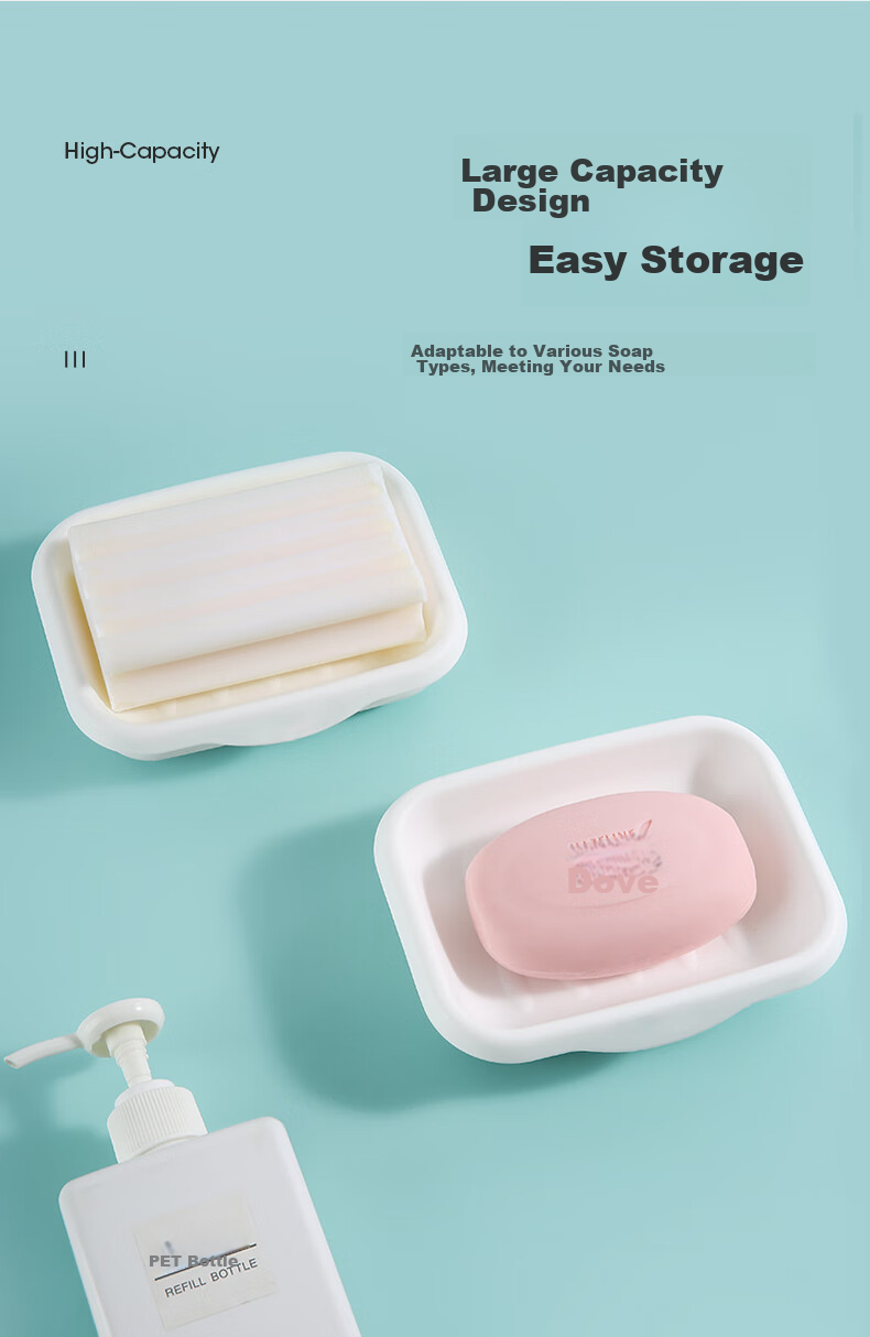 Мыльница двойная с дренажем