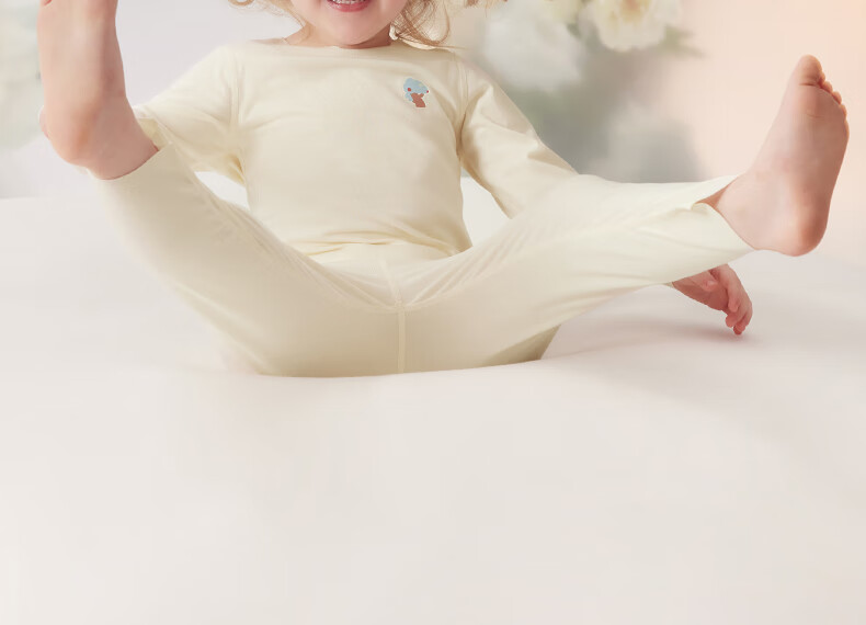 Комплект детской одежды Babycare Camellia, весна-осень, модал, тонкая пижама, домашний костюм, цвет "Садовый розовый", размер 110