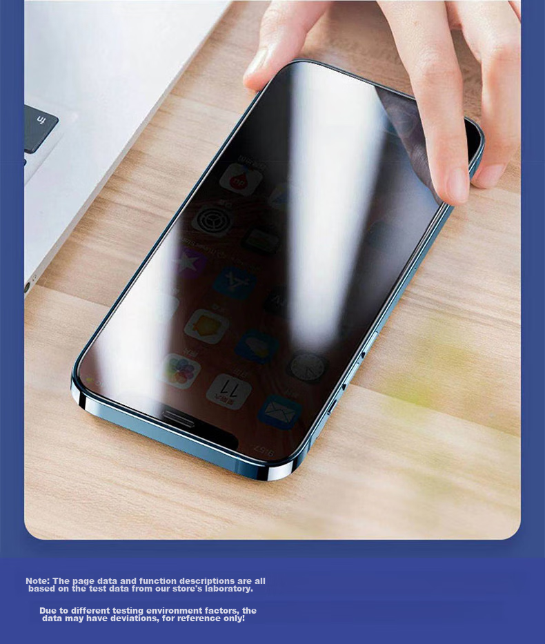 Защитное стекло KOOLIFE для iPhone 12 Pro Max, антишпионское, полное покрытие, противоударное, устойчивое к отпечаткам пальцев