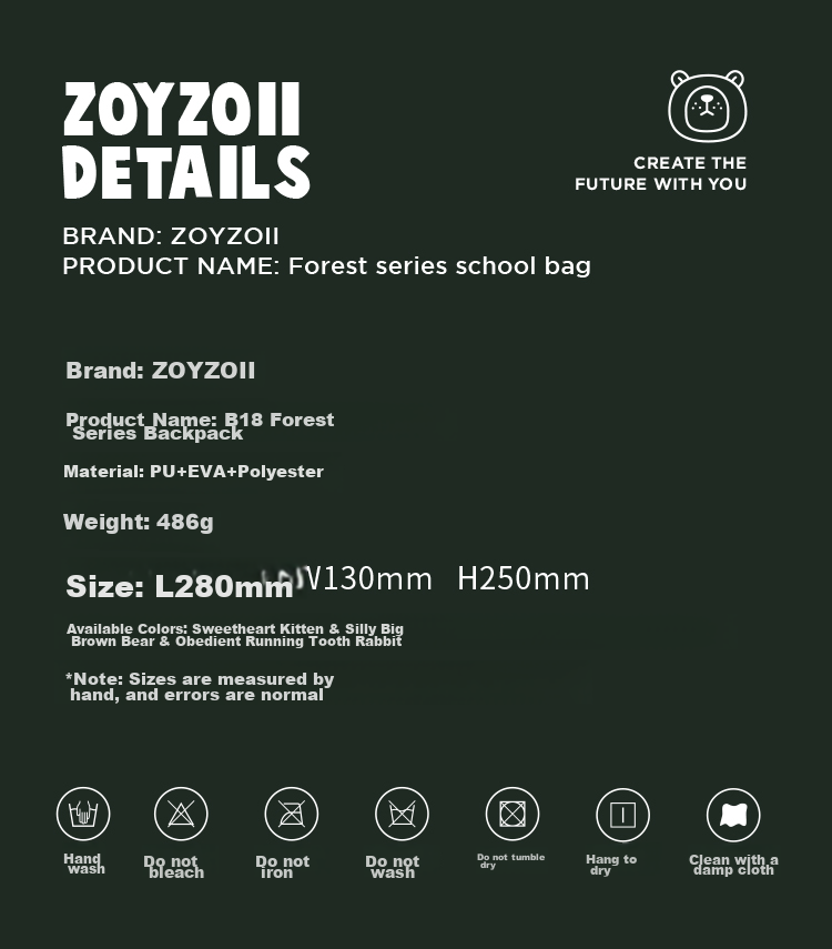 Детский рюкзак Zoy Zoii для детского сада, возраст 3-6 лет, подарок на день рождения мальчика, милый легкий удобный дорожный рюкзак