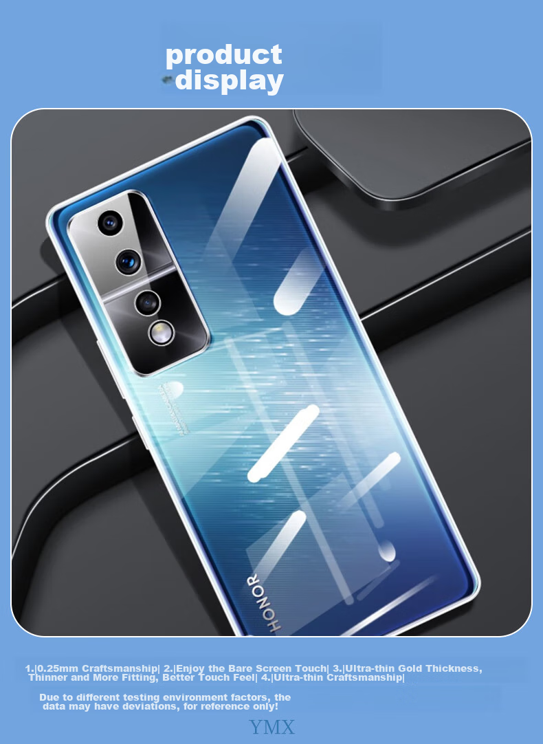 Защитный чехол KOOLIFE для Honor 80 GT, прозрачный, противоударный