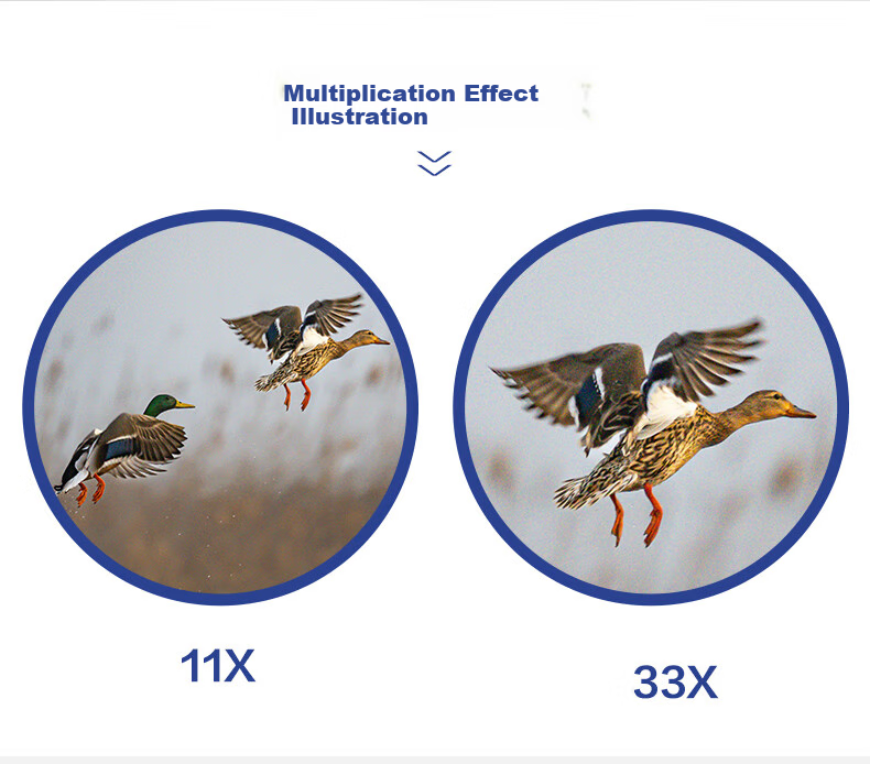 Монокуляр BOSMA Hummingbird 11-33x56ED, с ED-линзой, азотонаполненный, водонепроницаемый, смартфон-телескоп