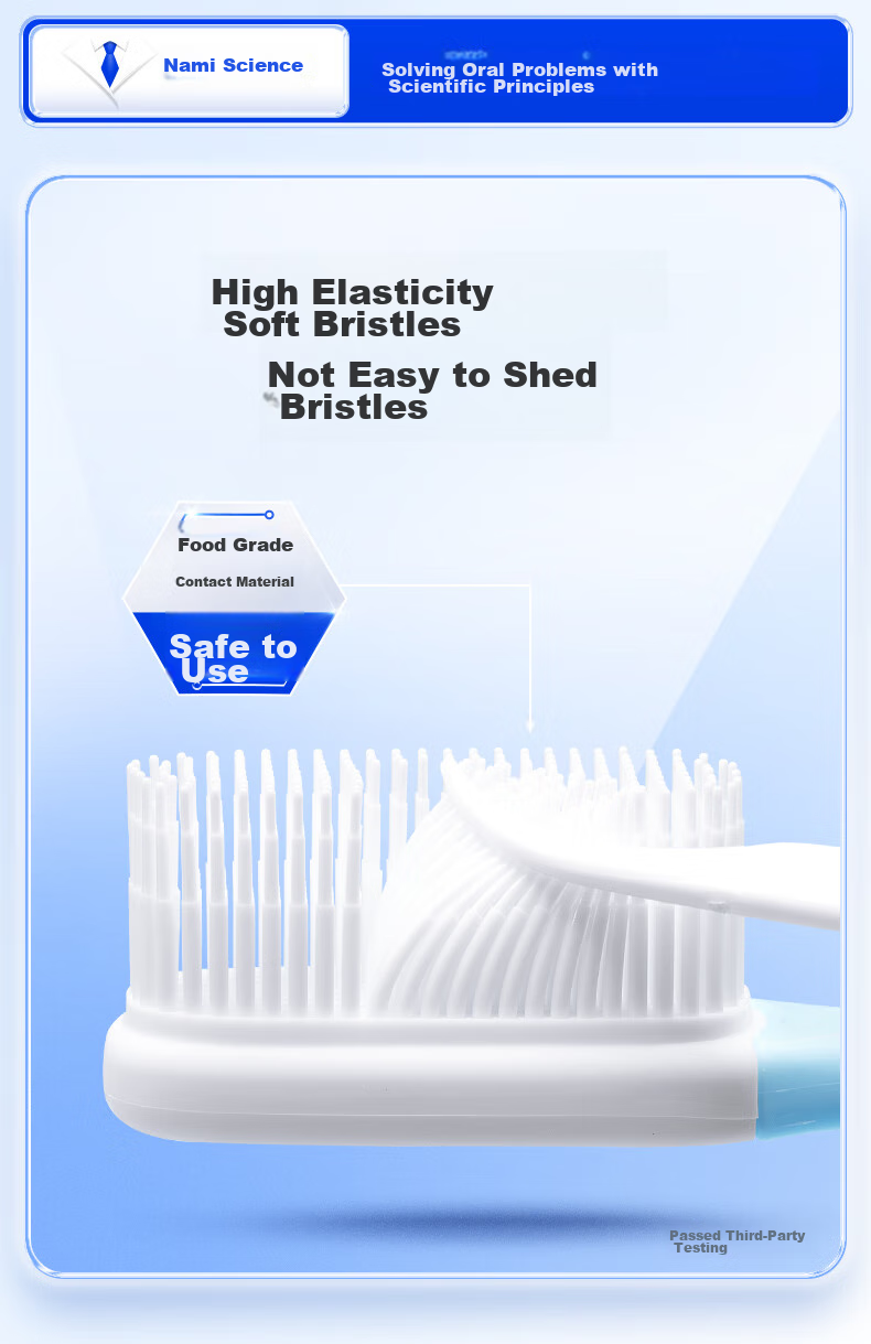 Зубная щетка Namei Nano Soft Bristle, для взрослых, 12 шт.