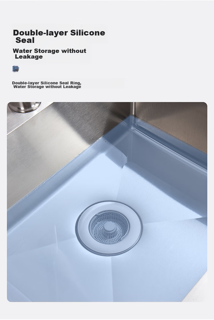 Фильтр-сетка для кухонной мойки Larsd LR1233, пружинный, из нержавеющей стали, диаметр 10.8 см