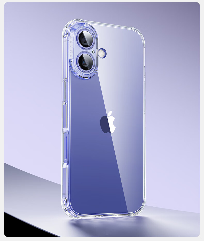 Противоударный чехол Shanmo для Apple iPhone 16, ультратонкий, с полной защитой объектива, прозрачная мягкая накладка, устойчивая к пожелтению и истиранию, защищающая от падений, для мужчин и женщин