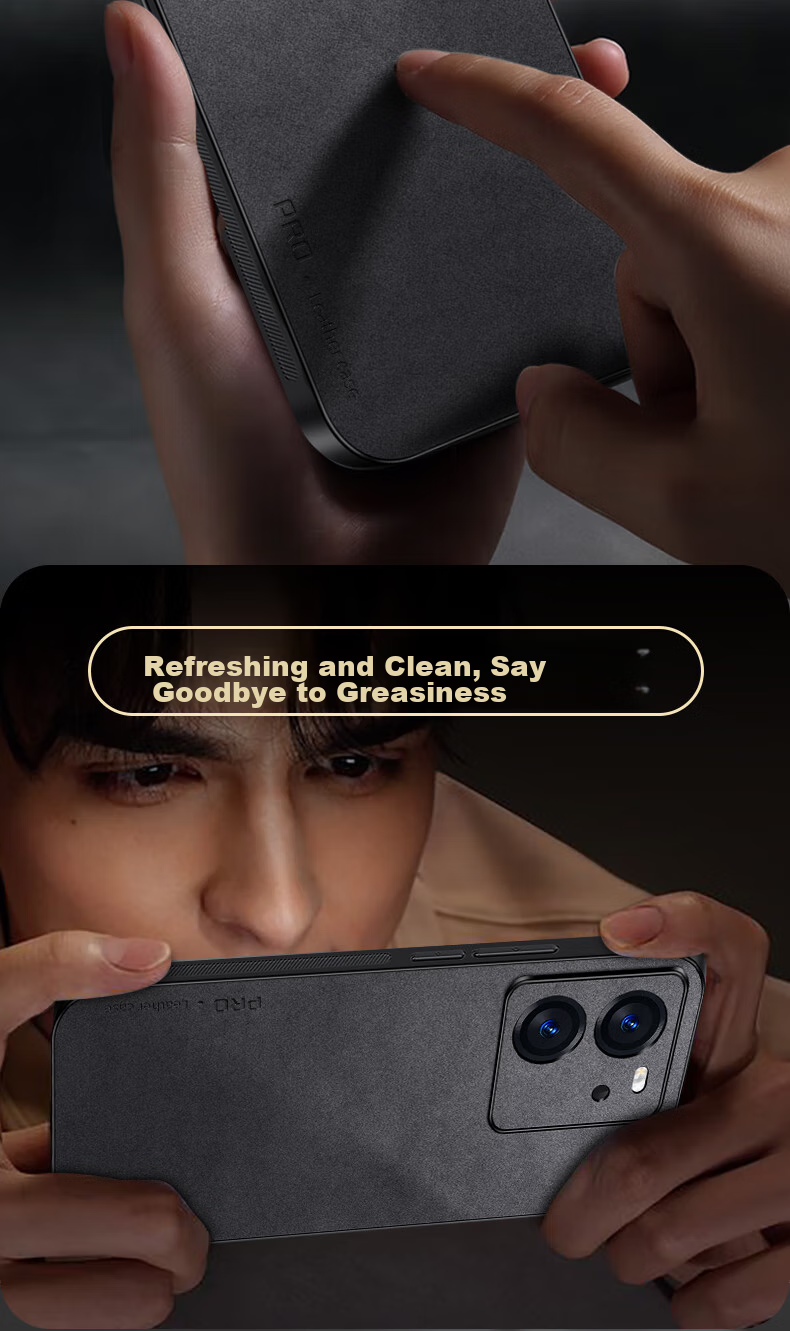 Чехол для Xiaomi Redmi K60 Ultra Shangsu, защита камеры, кожаный, черный