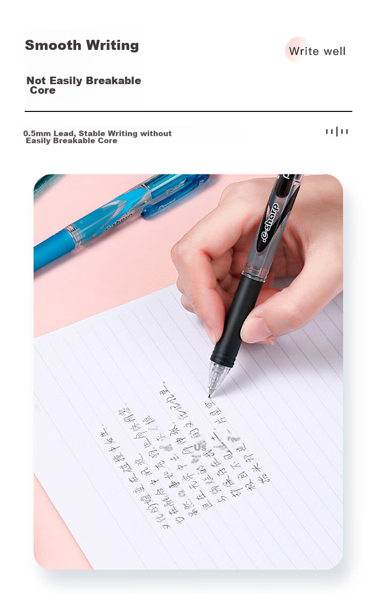 Механический карандаш Pentel AZ125R, 0.5 мм, для учеников начальной школы, синий