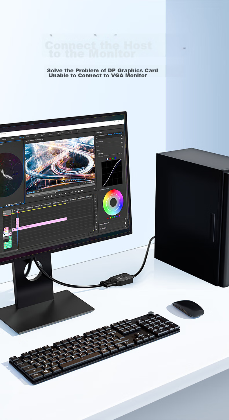 Переходник DisplayPort на VGA