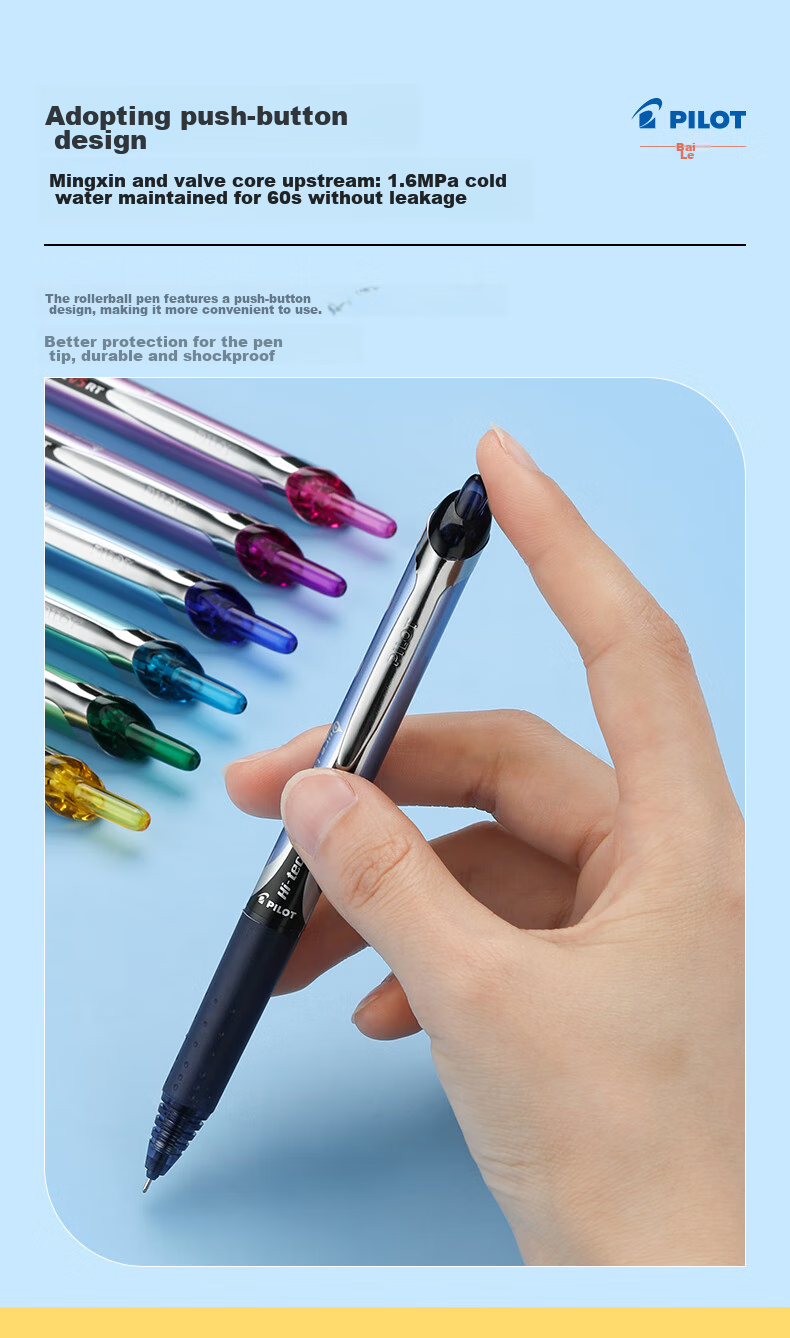  PILOT BXRT-V5 Jingduwang Гелевая ручка 0.5 мм, красная, бизнес-ручка, ручка для экзаменов, канцелярские товары для офиса, 1 шт.