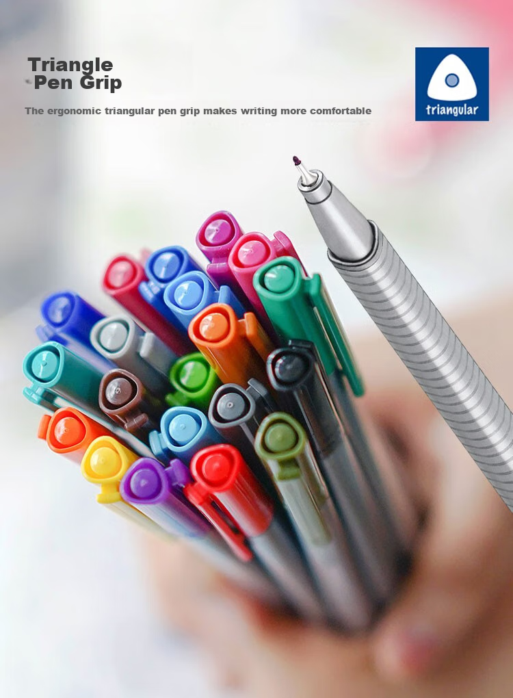 Набор маркеров STAEDTLER 334-9, 0.3 мм, водорастворимые, быстросохнущие, художественные, черные, 5 шт.