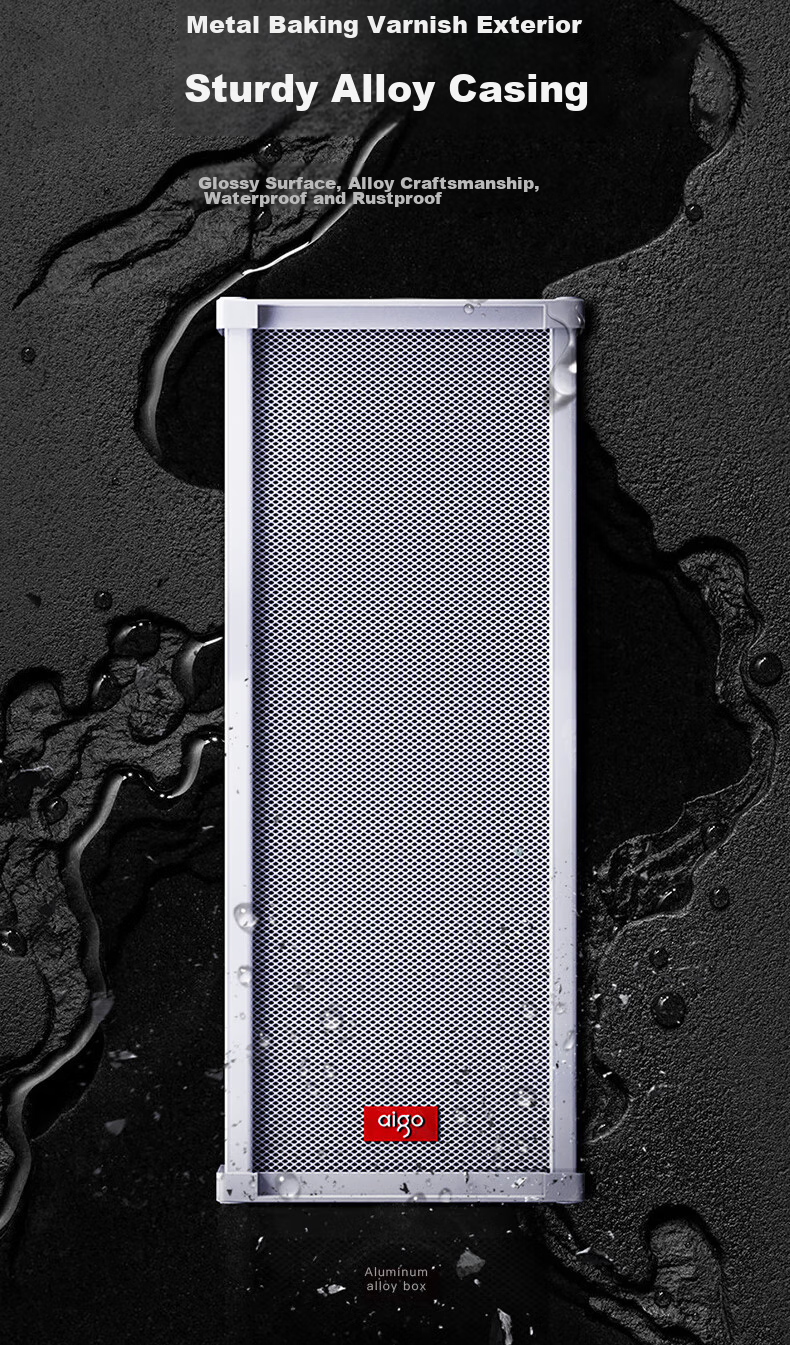 Активная колонка Aiguozhe X195, 90W, Bluetooth, водонепроницаемая, для наружного использования, коммерческая настенная акустическая система