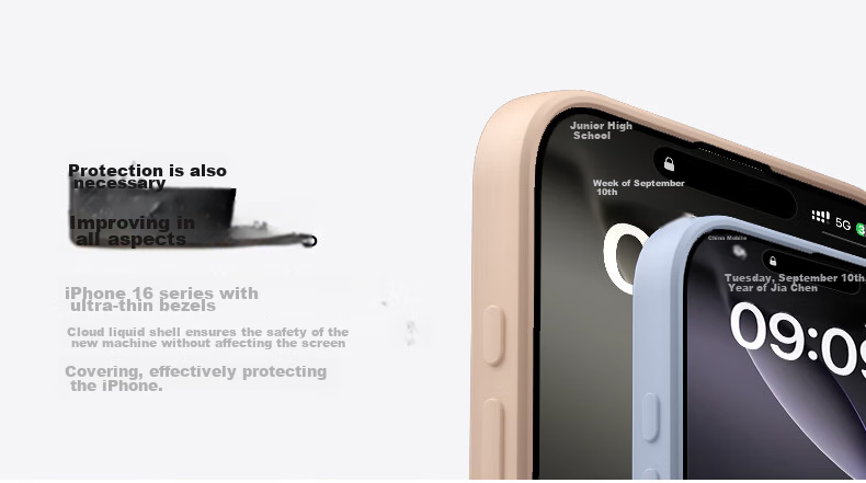 Чехол KEKLLE для iPhone 16, силиконовый, с магнитной функцией MagSafe, синий