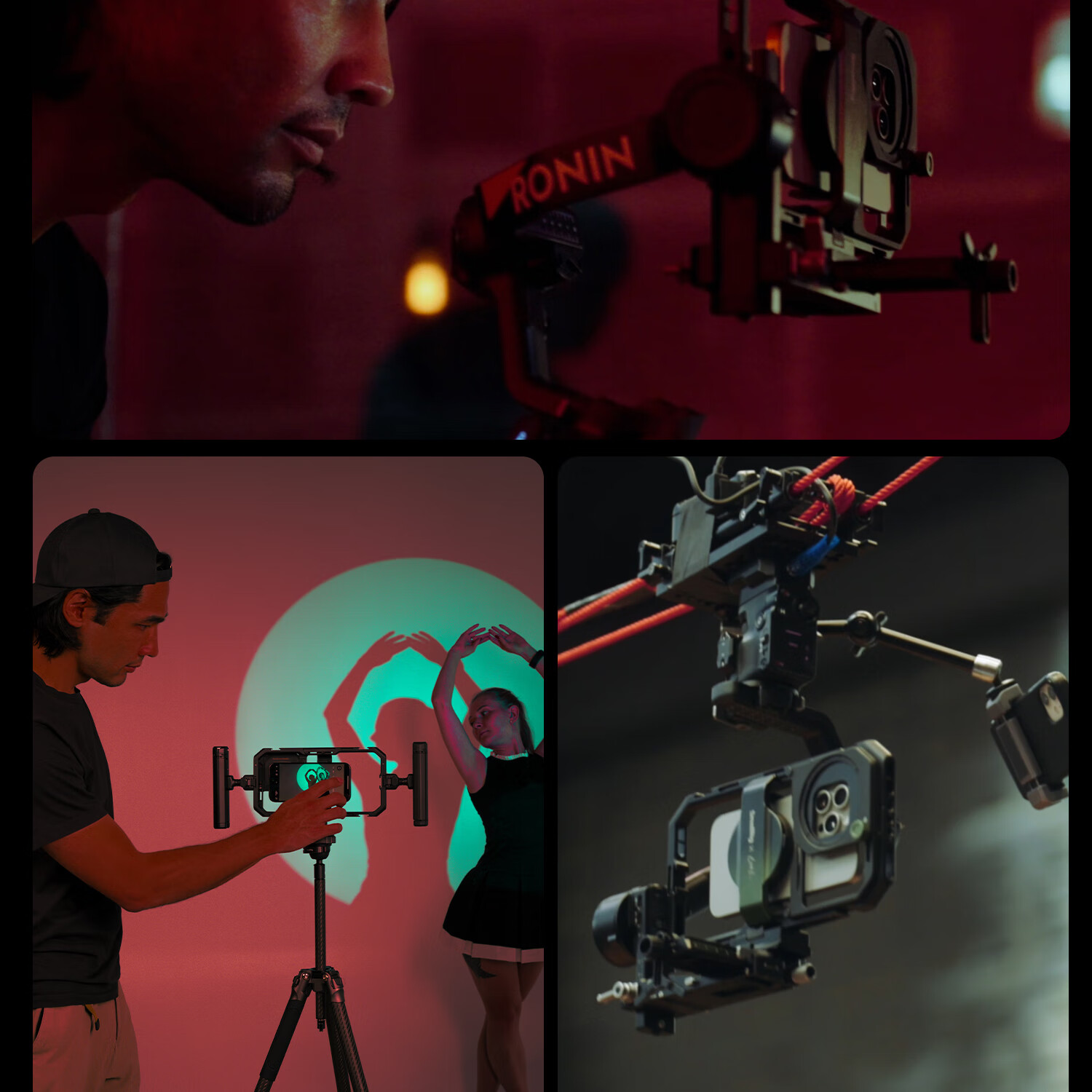 Комплект для видеоблогинга SmallRig 4596 Brandon Li Co-Created All-In Professional Live Streaming Phone Cage