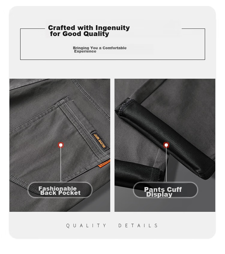Брюки ROMON Casual Pants мужские, повседневные, прямые, темно-серые, размер 38