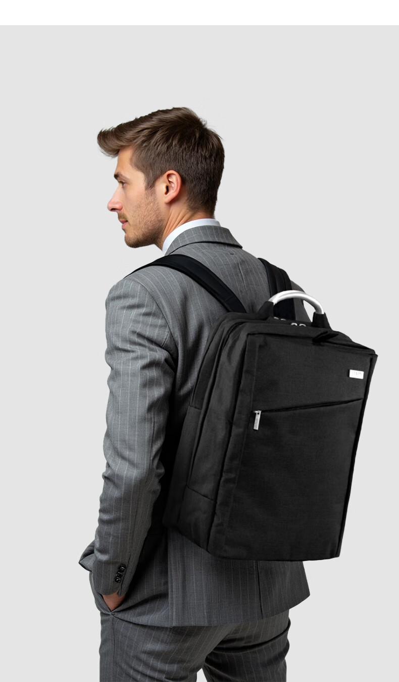 Рюкзак LEXON Urban Commuter Classic, для ноутбука 15.6 дюймов, большой вместимости, для города и путешествий, черный