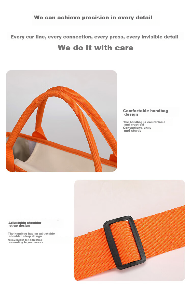 Сумка для мамы 9i9 Mami Bag, вместительная, для малыша, на плечо или в руку, цвет "Юаньци оранж"